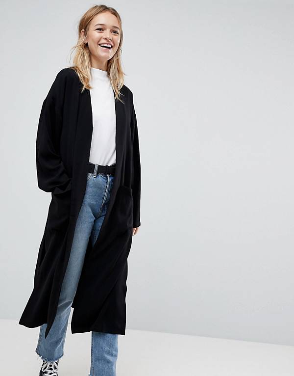 Asos Design Soft Duster Coat