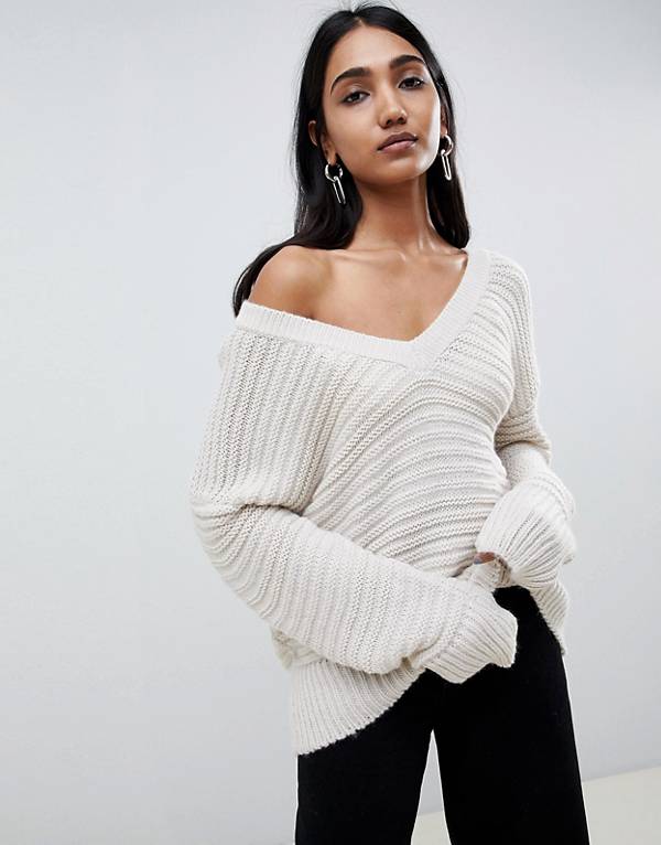 Asos Design Sweater V Neck